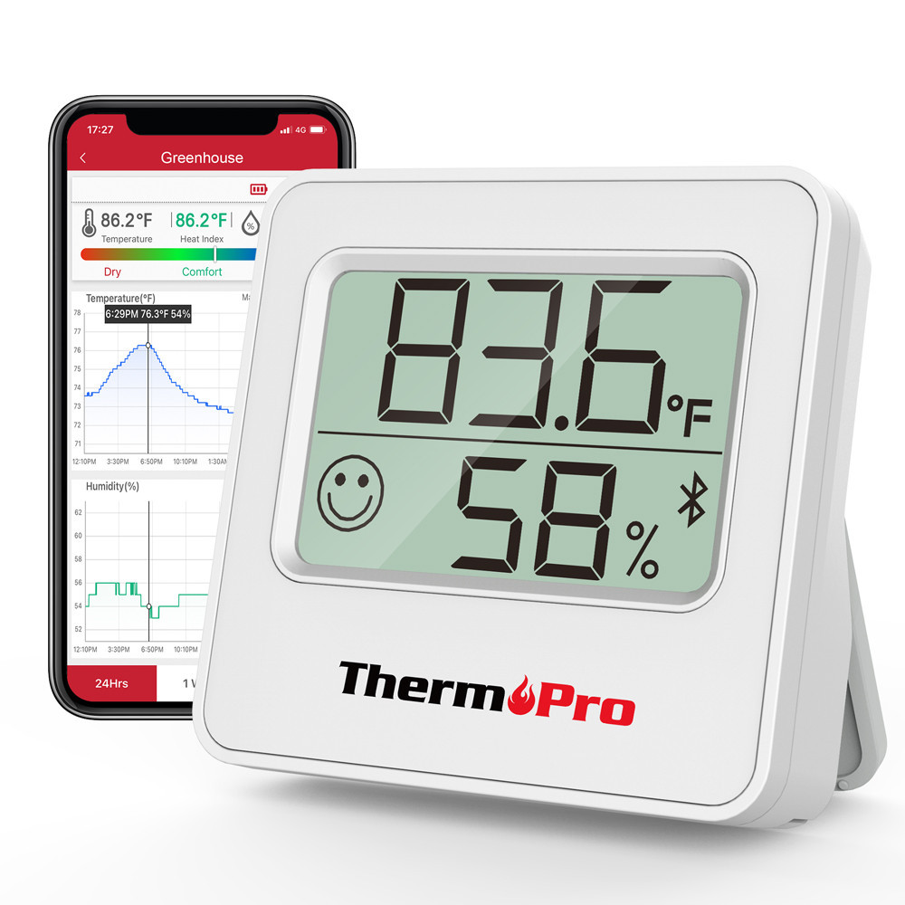 Digitális hőmérő és páratartalommérő ThermoPro TP-357